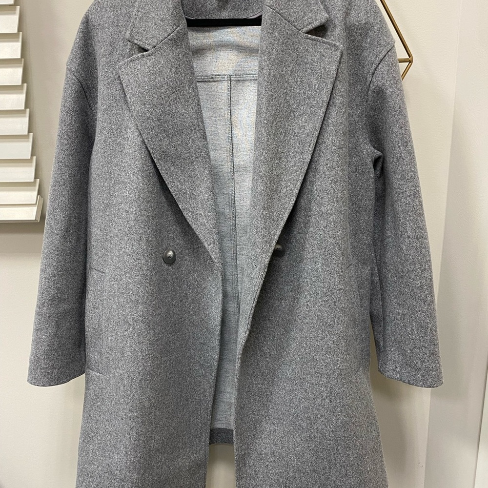 Topshop Riley Long Coat - Picture 6 of 6